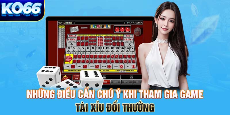 Những điều cần chú ý khi tham gia game Tài Xỉu đổi thưởng